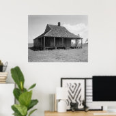 Rustic Farmhouse Poster (Thuiskantoor)
