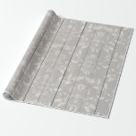 Rustic Farmhouse Shabby Chic White Wood Decorative Cadeaupapier<br><div class="desc">aangepast verpakkingspapier</div>