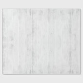 Rustic Farmhouse Shiplap Painted White Wood 2 Gift Cadeaupapier (Vlak)