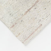 Rustic Farmhouse Style Monogramed Familienaam Fleece Deken (Hoek)