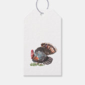 Rustic Farmhouse Thanksgiving Turkije Cadeaulabel (Voorkant)