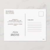 Rustic Farmhouse Truck | Kerstfotocollage Feestdagenkaart (Achterkant)