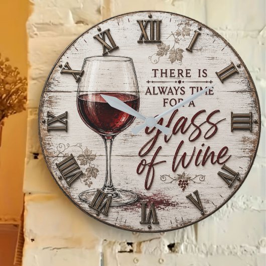 Rustic Farmhouse Wine Lover Gift Grote Klok