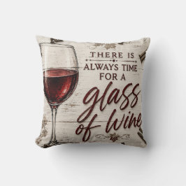 Rustic Farmhouse Wine Lover Gift Kussen