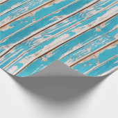 Rustic Farmhouse Wood  Cadeaupapier (Hoek)