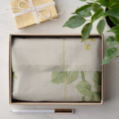 Rustic Farmhouse Yellow Roses op Trellis Tissuepapier (Geschenk)