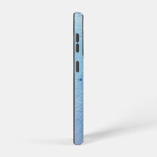 Rustic Faux Blue Leather Samsung Galaxy Hoesje (Rechterkant)