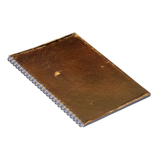 Rustic Faux Brown Leather Notitieboek (Rechterzijde)