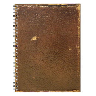 Rustic Faux Brown Leather Notitieboek