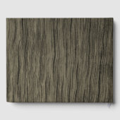 Rustic, Faux Gold 11th Birthday Party; aangepaste  Gastenboek (Achterkant)