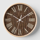 Rustic Faux Piece of Wood Grain Tree Bark (Voorkant)