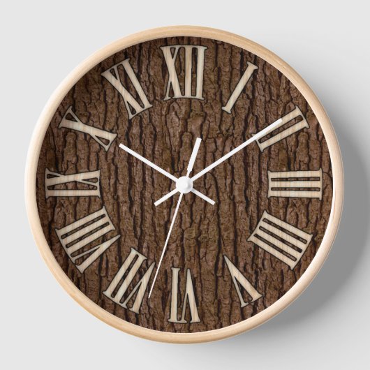 Rustic Faux Piece of Wood Grain Tree Bark (Voorkant)