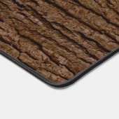 Rustic Faux Piece of Wood Grain Tree Bark Bureaumat (Hoek)