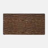 Rustic Faux Piece of Wood Grain Tree Bark Bureaumat (Voorkant)