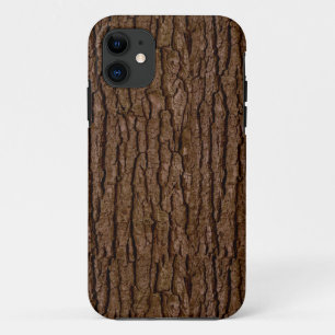 Rustic Faux Piece of Wood Grain Tree Bark Case-Mate iPhone Case