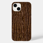 Rustic Faux Piece of Wood Grain Tree Bark Case-Mate iPhone Case (Achterkant)