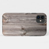 Rustic Faux Wood Texture Case-Mate iPhone Case (Achterkant (horizontaal))