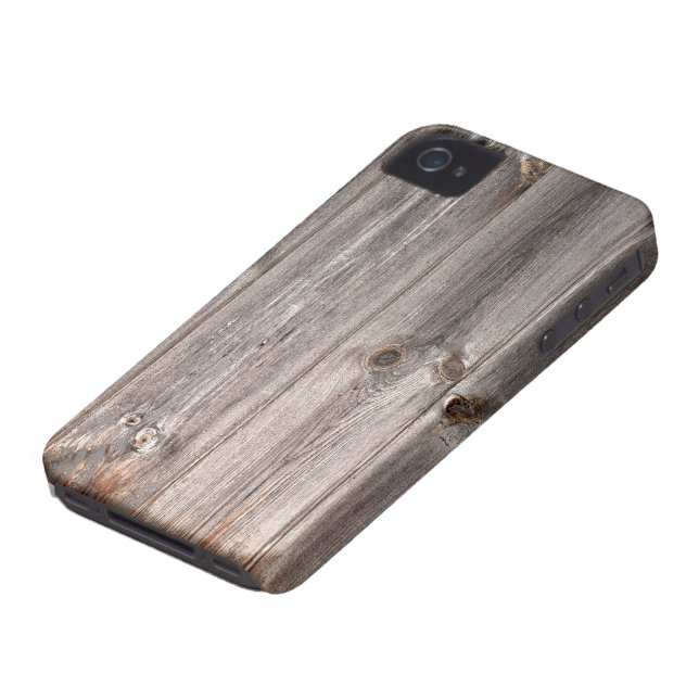 Rustic Faux Wood Texture Case-Mate iPhone Case (Onderkant)