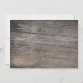 Rustic Faux Wood |  vlaggen op 4 juli Kaart (Achterkant)