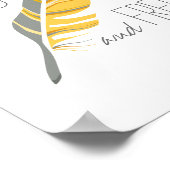 Rustic Feather | Wilde en Vrije Nursery Wall Art Poster (Hoek)