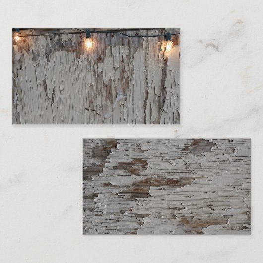 Rustic Fence Antiek Visitekaartje (Voorkant / Achterkant)