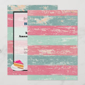 Rustic Fence Birthday party Kaart (Voorkant / Achterkant)