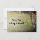 Rustic Fence Post Country Weddenschap Notitiekaartje (Voorkant)