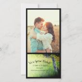 Rustic Fence Post Yellow Wildbloemen Ranch Wedding Save The Date (Voorkant)