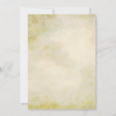 Rustic Fern Leaf Wedding Kaart (Achterkant)