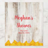 Rustic Fiesta Wine Bottle Label | Taco ‘Bout Love Wijn Etiket (Enkel label)