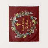 Rustic First Community Backdrop Decorations Gold Wandkleed (Voorkant)