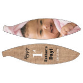 Rustic First Vaderdag Persoonlijke foto Basketbal (Panelen)