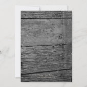 Rustic Fish Fry Backyard Cookout Picnic Kaart (Achterkant)