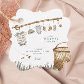 Rustic Fisherman Baby shower Dank u Bedankjes Labels