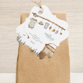 Rustic Fisherman Baby shower Dank u Bedankjes Labels