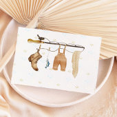 Rustic Fisherman's Derby-Baby shower Gevist Bedankkaart