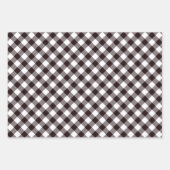 Rustic Flannel kerstboom Inpakpapier Vel (Voorkant)