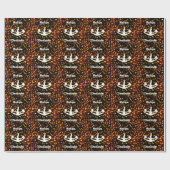 Rustic Floating Hearts Cheerleader Cadeaupapier (Vlak)