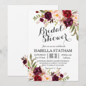 Rustic Flora l Rustic Vrijgezellenfeest Kaart (Voorkant / Achterkant)