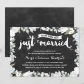 Rustic Floral | 40e Jubileum voor weddenschappen Kaart (Voorkant / Achterkant)