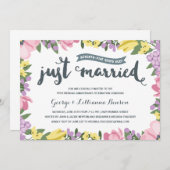 Rustic Floral | 75ste huwelijksjubileum Kaart (Voorkant / Achterkant)