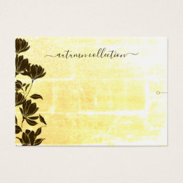Rustic Floral Autumn Boho Bracelet Display Card Visitekaartje