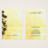 Rustic Floral Autumn Boho Earbelt Display Kaart (Voorkant /achterkant)