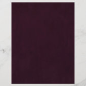 Rustic Floral Baby Predictions and Advice Cards (Achterkant)