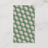 Rustic Floral Baby Shower Books for Baby Informatiekaartje (Achterkant)