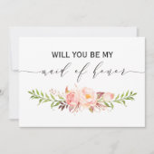 Rustic Floral... ben je mijn eerbewijs 2sided1 Kaart (Voorkant)