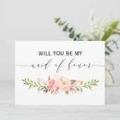 Rustic Floral... ben je mijn eerbewijs 2sided1 Kaart (Staand voorkant)