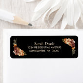 Rustic Floral Black Etiket (Insitu)