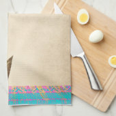 Rustic Floral Bohemian Arrow Theedoek (Quarter Fold)
