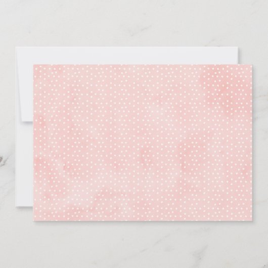 Rustic Floral Boho Bridal Shower Kaart (Achterkant)